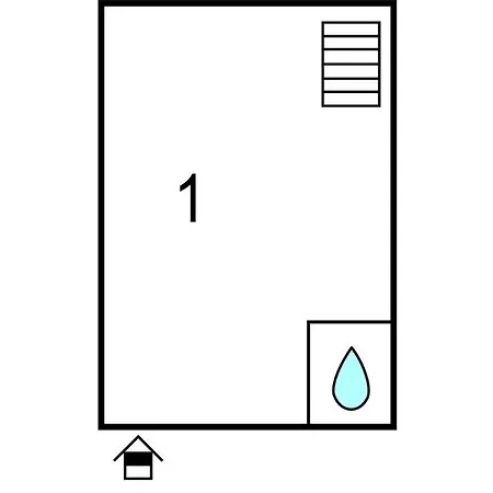 1 Bedroom Awesome In Bale Дом отдыха *